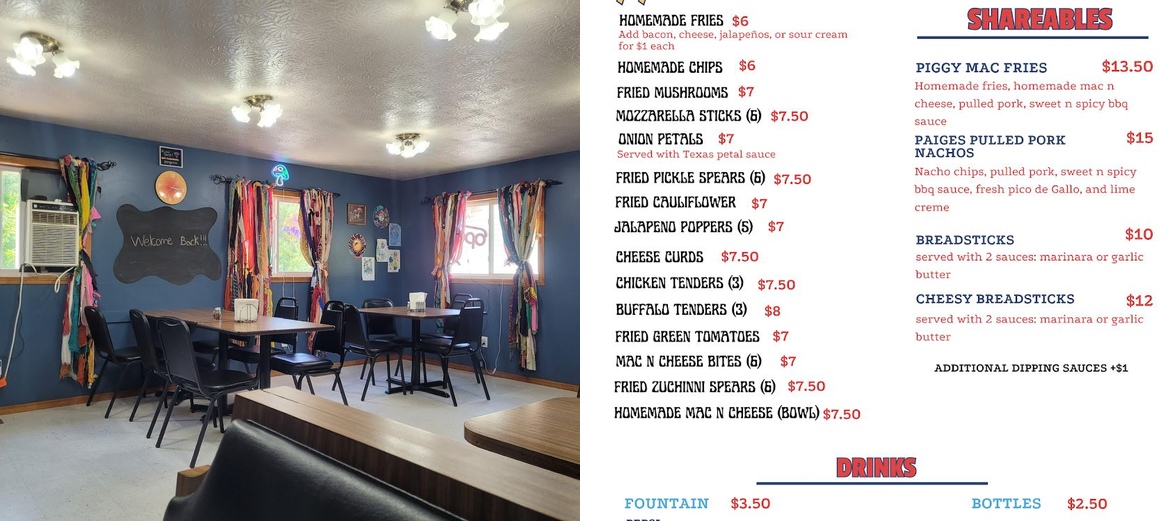 The Local Oven Menu