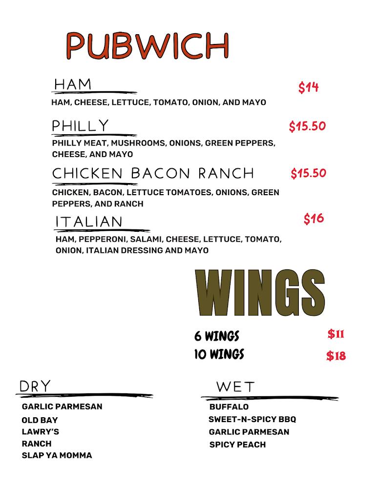 The Local Oven Menu image 4